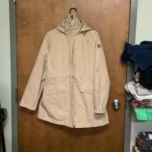 Lands' End Tan 3-in-1 Systems Jacket